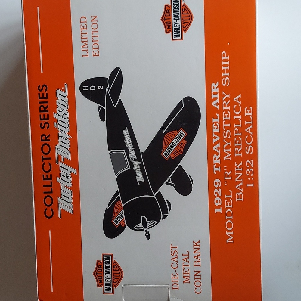 HARLEY DAVIDSON 1929 travel air limited edition. Die cast metal,ages 8+ …
